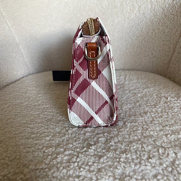 Dooney & Bourke Janine Crossbody Cranberry NWT - Picture 7 of 12